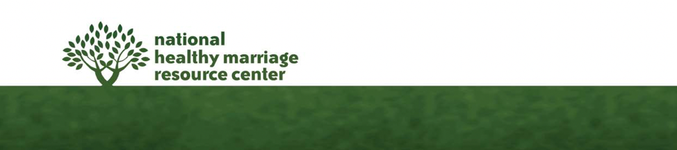 A green banner with the words marriage matter in front of it.